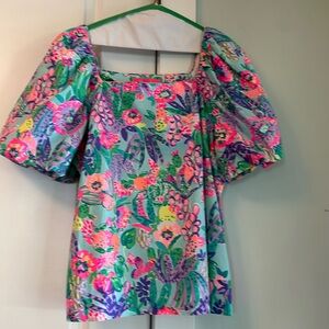 Lilly Pulitzer short sleeve cotton top